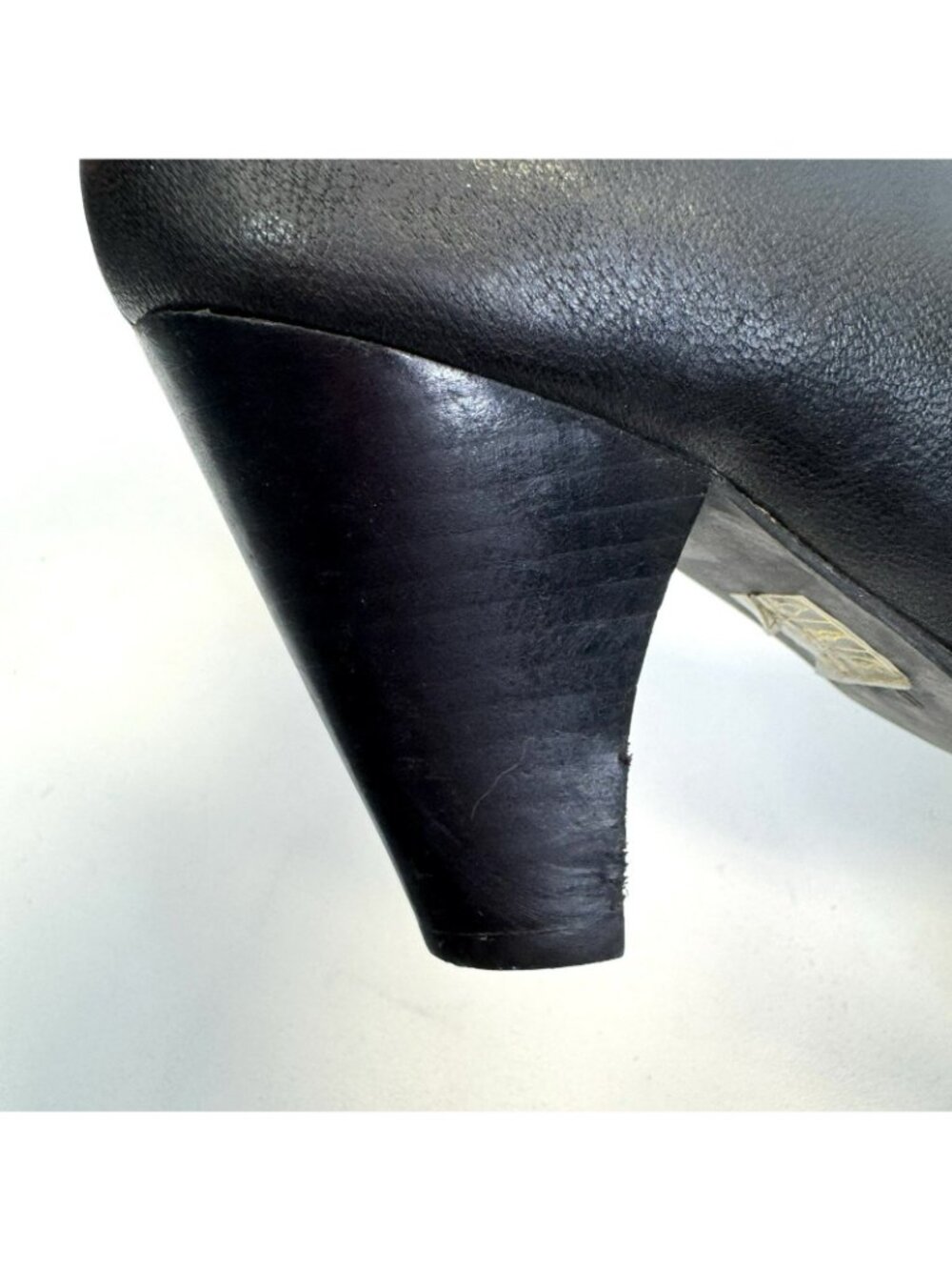 Miz Mooz Carissa Black Mary Jane Pump Shoes Womens Size 8 Leather Pinup Retro - Picture 13 of 14